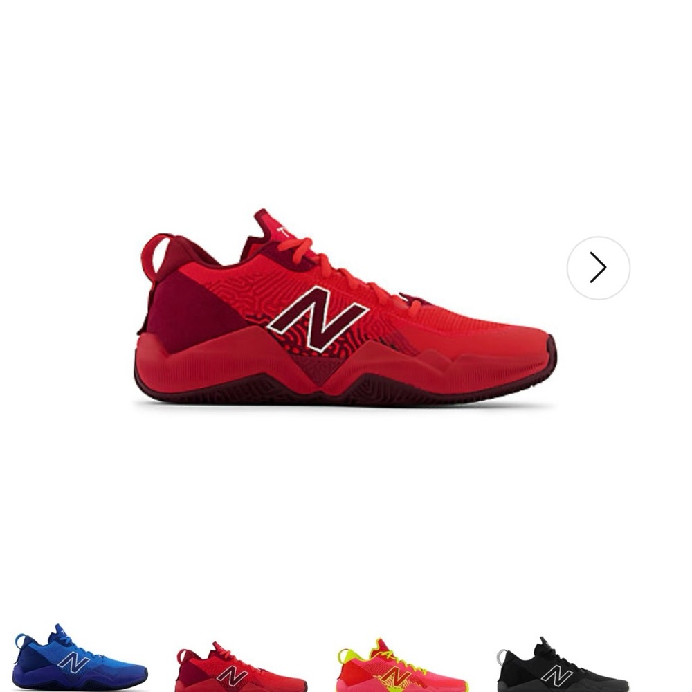 Red New Balance TWO WXY LOW mens size 7. Like new-perfect condition